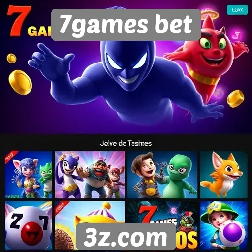 Diversidade de jogos disponíveis na plataforma 7games bet